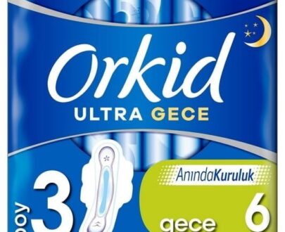 Orkid Ultra Extra Tekli Gece 6’lı Hijyenik Ped