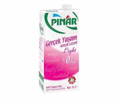 Pınar Extra Light Süt 1 lt