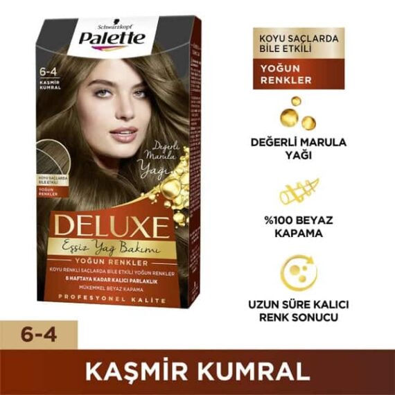 Palette Deluxe Yoğun Renkler 6-4 Kaşmir Kumral