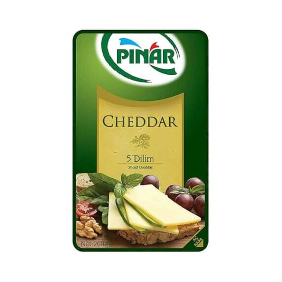 Pınar Cheddar Dilimli Peynir 200 g