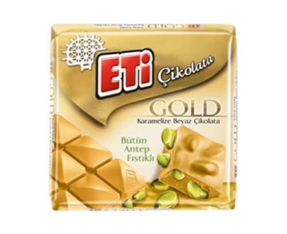 Eti Gold Antep Fıstıklı Kare Çikolata 60 gr