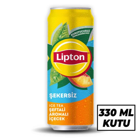 Lipton Ice Tea Şeftali Şekersiz Kutu 330 ml