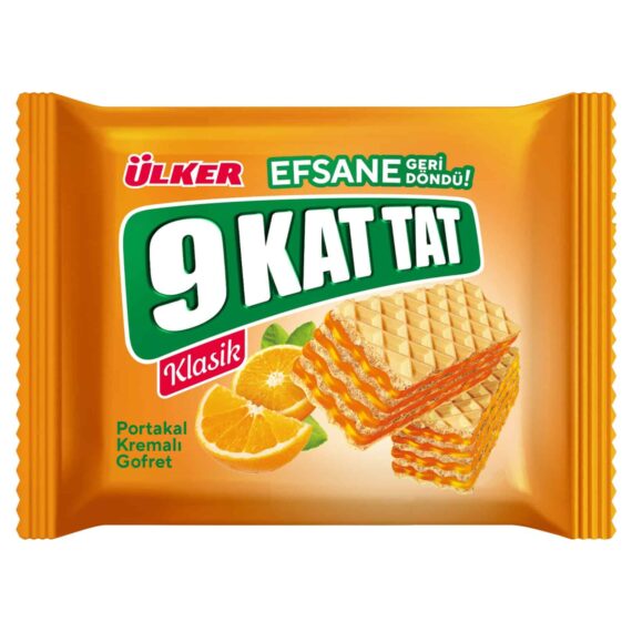 Ülker 9 Kat Tat Portakallı Gofret 39 gr